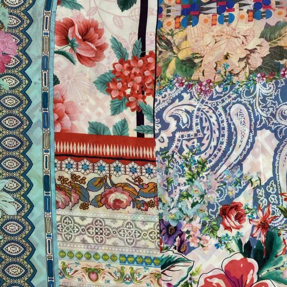 Johnny Was Orla Printed Tank Top Blouse Sleeveless Scoop Neck Lined Floral XL - Picture 6 of 8